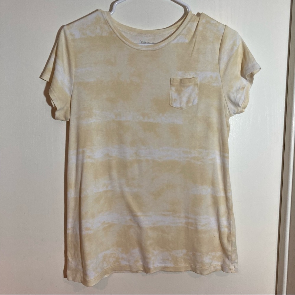 Relativity yellow‎ tie dye top large